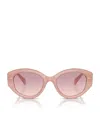 Swarovski Oval Sk6005 Sunglasses In Pink