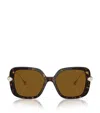 Swarovski Womens Brown Sk6011 Square-frame Tortoiseshell Acetate Sunglasses In Brown