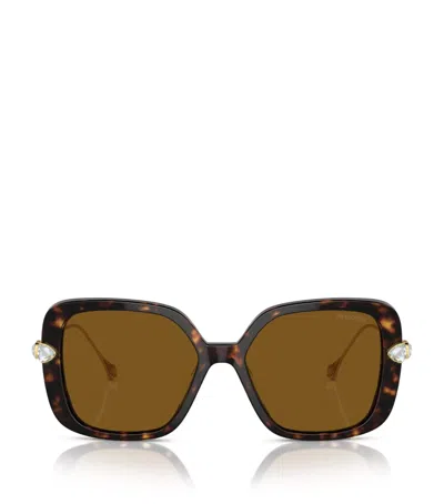 SWAROVSKI OVERSIZED SK6011 SUNGLASSES