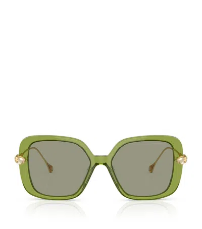 SWAROVSKI OVERSIZED SK6011 SUNGLASSES
