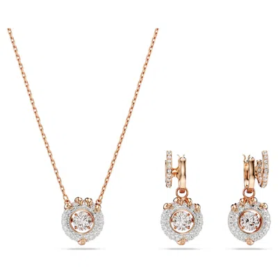 Swarovski Dragon & Phoenix Set In Blanc