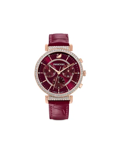 Swarovski Passage Chrono 36mm In Brown