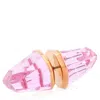 Swarovski Pink Lucent Rose Gold-tone Plated Stud Earring In Pink