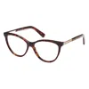 Swarovski Brown Plastic Frames In Brown