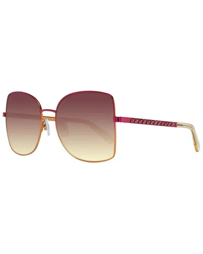 Swarovski Multicolor Plastic Sunglasses In Pink