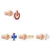 Swarovski Play Stud Asymmetrical Earrings