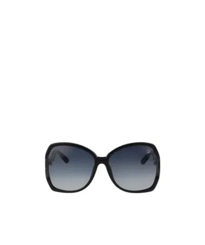Swarovski Polygonal Sunglasses In Gray