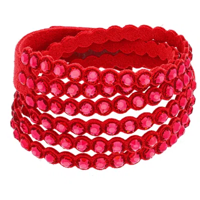 Swarovski Power Women's Bracelet In Red