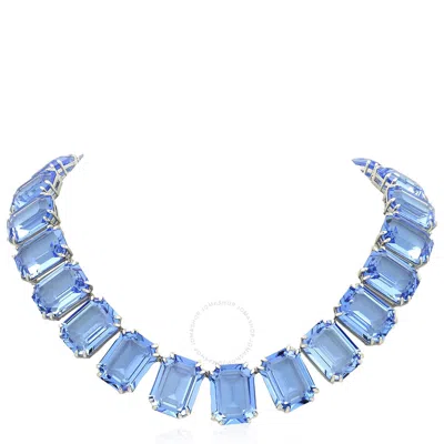 Swarovski Rhodium Plated Blue Millenia Necklace