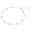 Swarovski Rhodium Plated Crystal Una Angelic Necklace In White