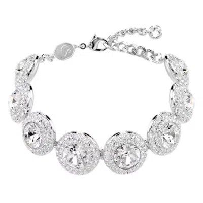 SWAROVSKI SWAROVSKI RHODIUM PLATED UNA ANGELIC BRACELET