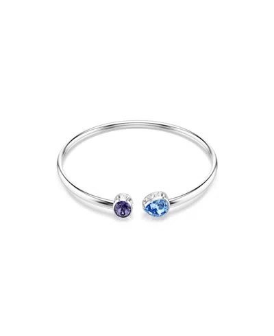 SWAROVSKI RHODIUM-PLATED CHROMA BANGLE BRACELET