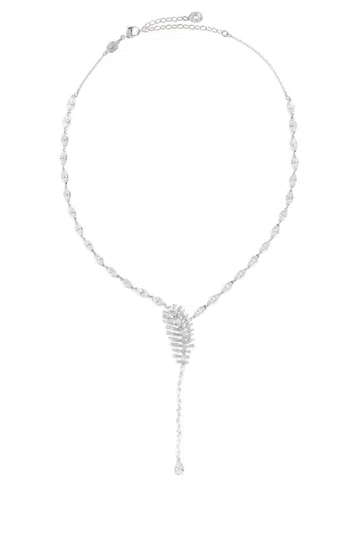 Swarovski Rhodium-plated Mini Vienna Necklace In Silver Tone Metal For Women