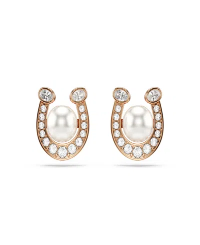 Swarovski Rose Gold-tone Plated Symbolica Stud Earrings
