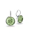 Swarovski Bella Drop Earrings In Green
