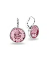 Swarovski Bella Drop Earrings In Pink