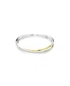 Swarovski Hyperbola Bangle In Gold,silver