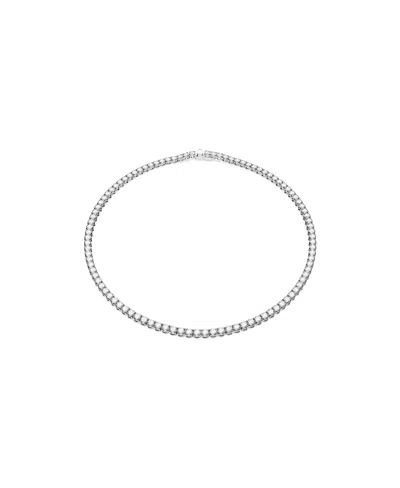 Swarovski Matrix Crystal Tennis Necklace, 16.4 In Metallic