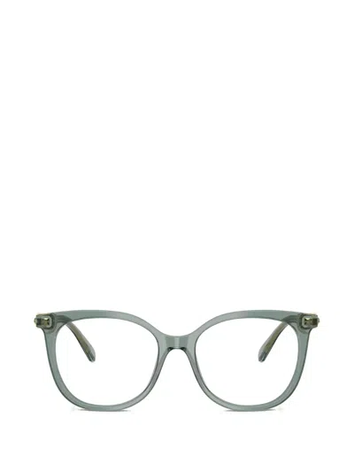 Swarovski Round-frame Glasses In Gray