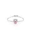 Swarovski Idyllia Bangle In Pink