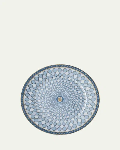 Swarovski Signum Bread & Butter Plate, 7" In Blue