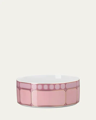Swarovski Signum Cereal Bowl, 5.5" In Pink