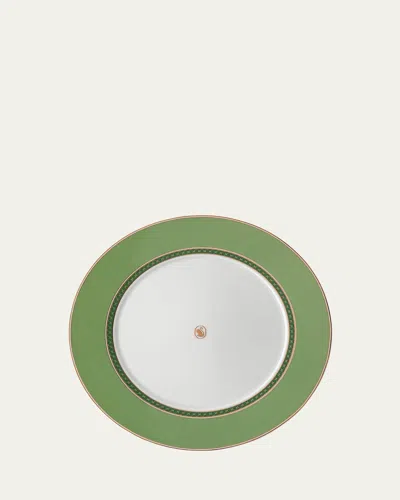 Swarovski Signum Dinner Plate, 11.5" In Green