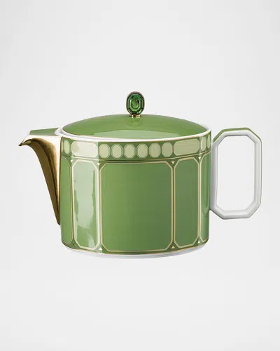 Swarovski Signum Large Teapot, 45 Oz. In Green
