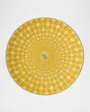 Swarovski Signum Plate, 4" In Yellow