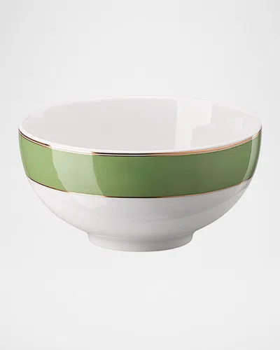 Swarovski Signum Rice Bowl In Green