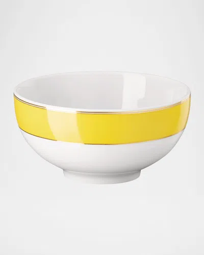 Swarovski Signum Rice Bowl In Yellow