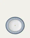 Swarovski Signum Rim Soup Plate, 9.5" In Blue