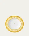 Swarovski Signum Rim Soup Plate, 9.5" In Yellow