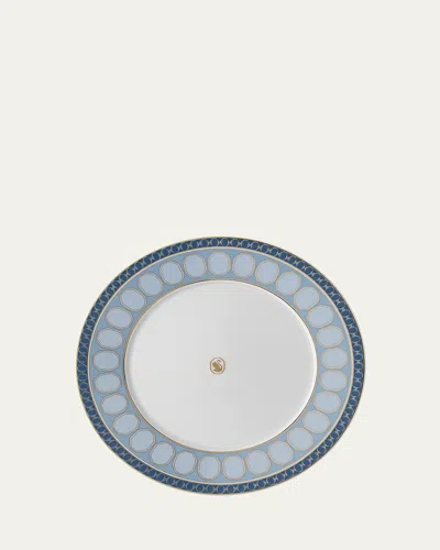 Swarovski Signum Salad Plate, 9" In Blue