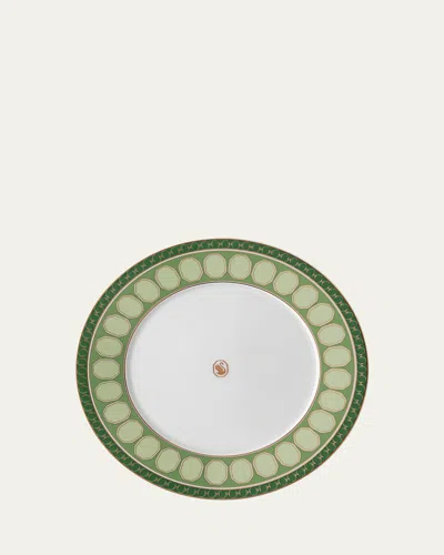 Swarovski Signum Salad Plate, 9" In Green