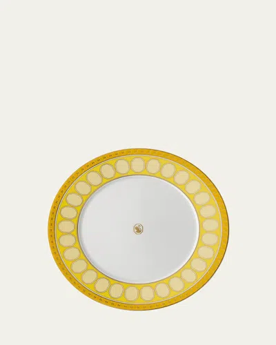 Swarovski Signum Salad Plate, 9" In Yellow