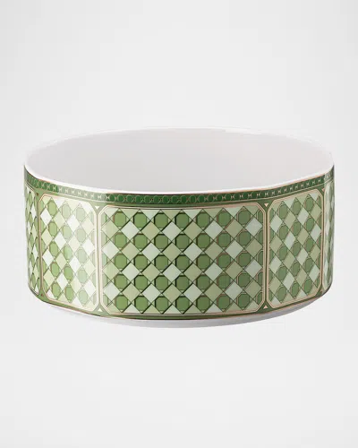 Swarovski Signum Serving Bowl, 7.5" In Green