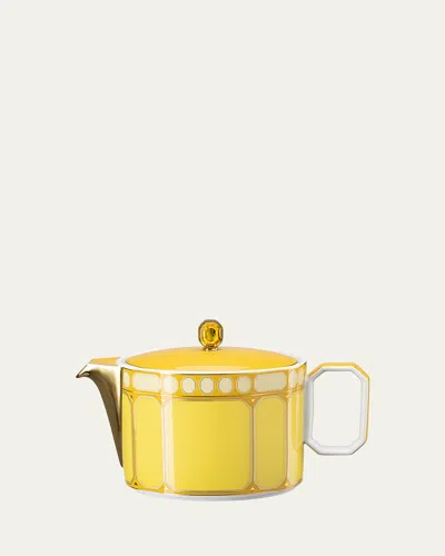 Swarovski Signum Small Teapot, 25 oz In Yellow