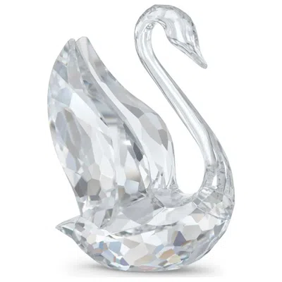 Swarovski Signum Swan Figurine In Transparent
