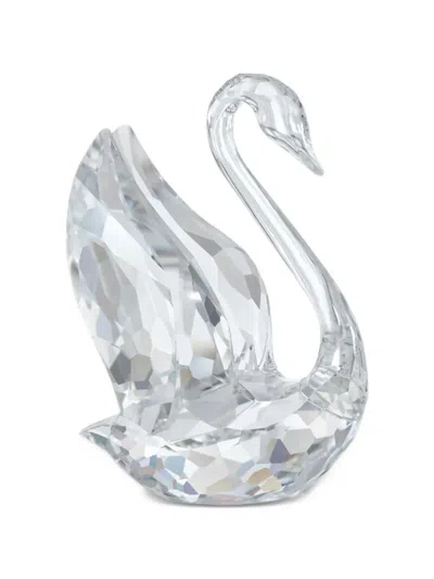 Swarovski Signum Swan Figurine In Transparent