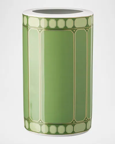 Swarovski Signum Vase, 10.5" In Green