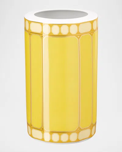Swarovski Signum Vase, 10.5" In Yellow
