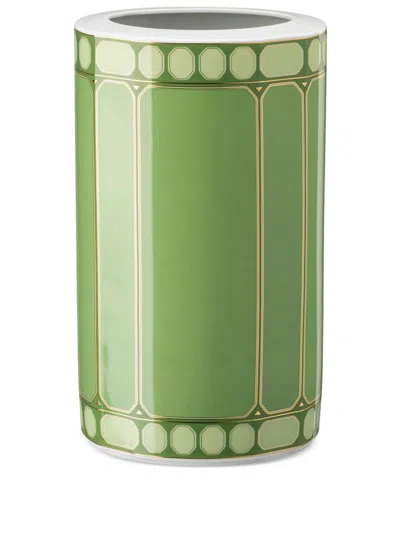 Swarovski Signum Vase (27cm) In Green