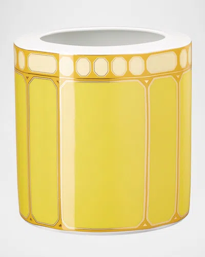 Swarovski Signum Vase, 6.5" In Yellow