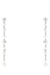 Swarovski Silver Constella Earrings In Silver