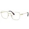 Swarovski Sk 1003 4013 53mm Womens Rectangle Eyeglasses 53mm In Gold