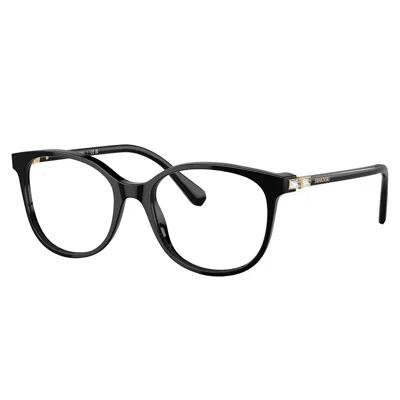 Swarovski Sk 2002 1001 51mm Womens Round Eyeglasses 51mm In Black