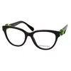 Swarovski Sk 2004 1001 52mm Womens Cat-eye Eyeglasses 52mm In Black
