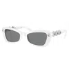 Swarovski Sk 6033 105087 54mm Womens Irregular Sunglasses In White