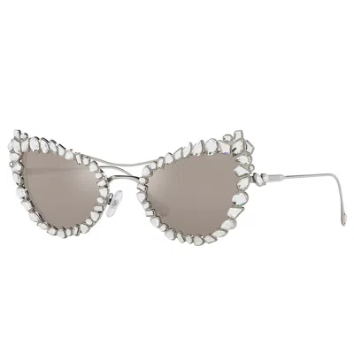 Swarovski Sk 7011 4001ap 56mm Womens Irregular Sunglasses In Metallic